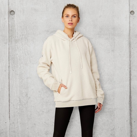 Alo Yoga Unisex Sherpa Hoodie Pullover 